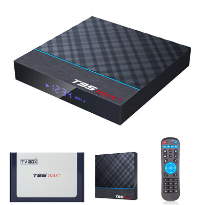 T95 MAX+ S905-X3 8K HDR 4GB DDR3 Android 9.0 Dual WiFi Bluetooth Smart TV Box Zw