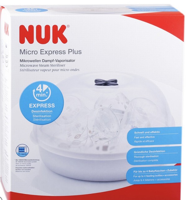 nuk micro express plus steam steriliser