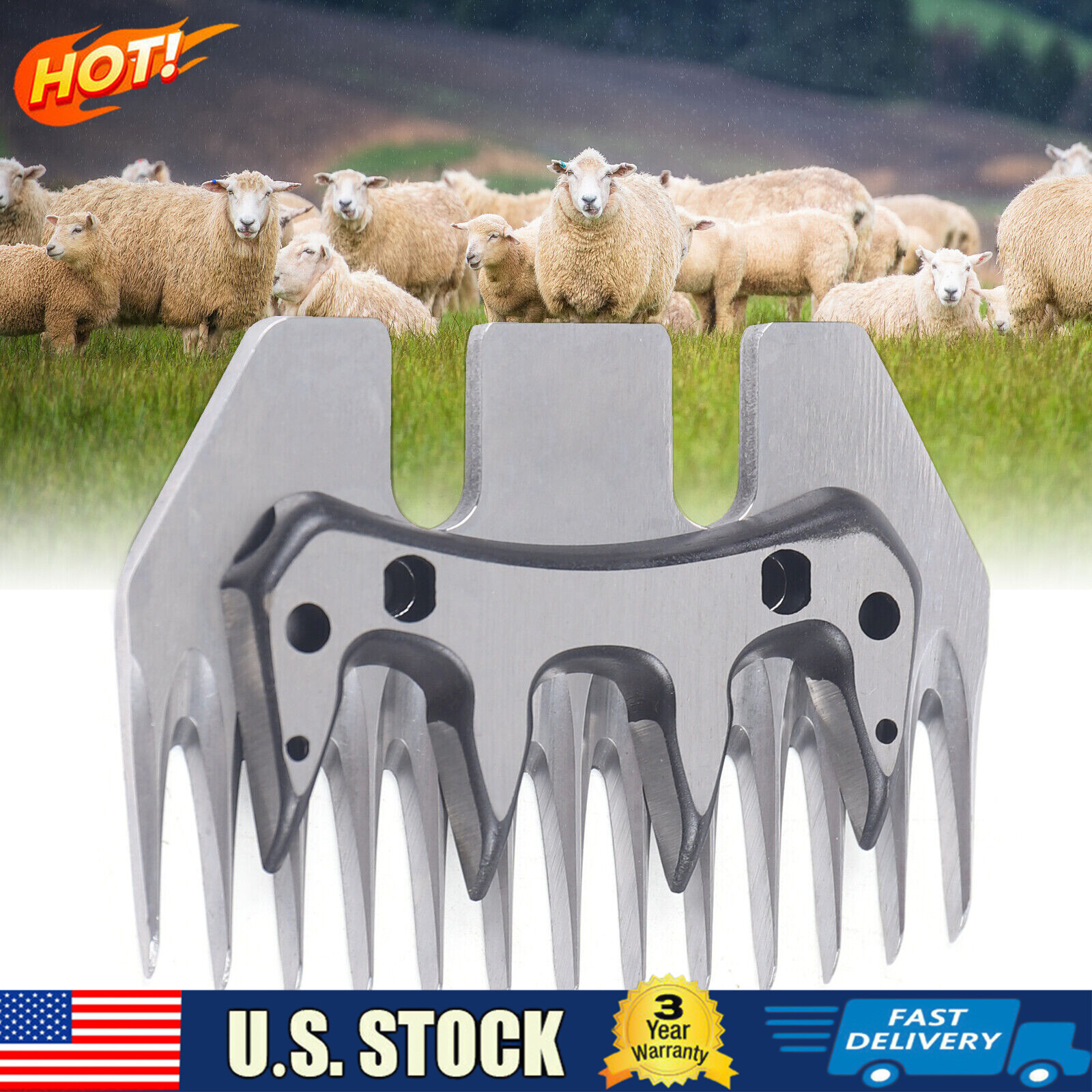 13 Teeth Straight Blade Goat Shearing Sheep Clipper For Heiniger,Oster