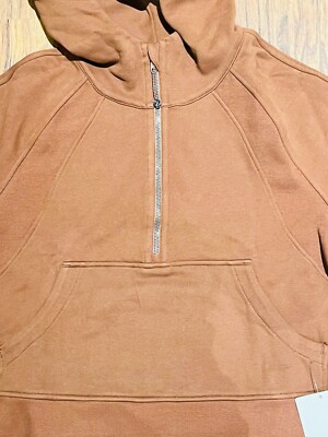 NEW Lululemon Scuba Oversized Half-Zip Hoodie Roasted Brown (2022