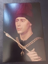 vtg postcard Rogier Van der Weyden Antoon groot-bastaard Burgundy art unposted
