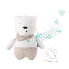 😴 myHummy Einschlafhilfe Baby Spieluhr Herzgeräusche Plüschbär Plüschtier 🍼