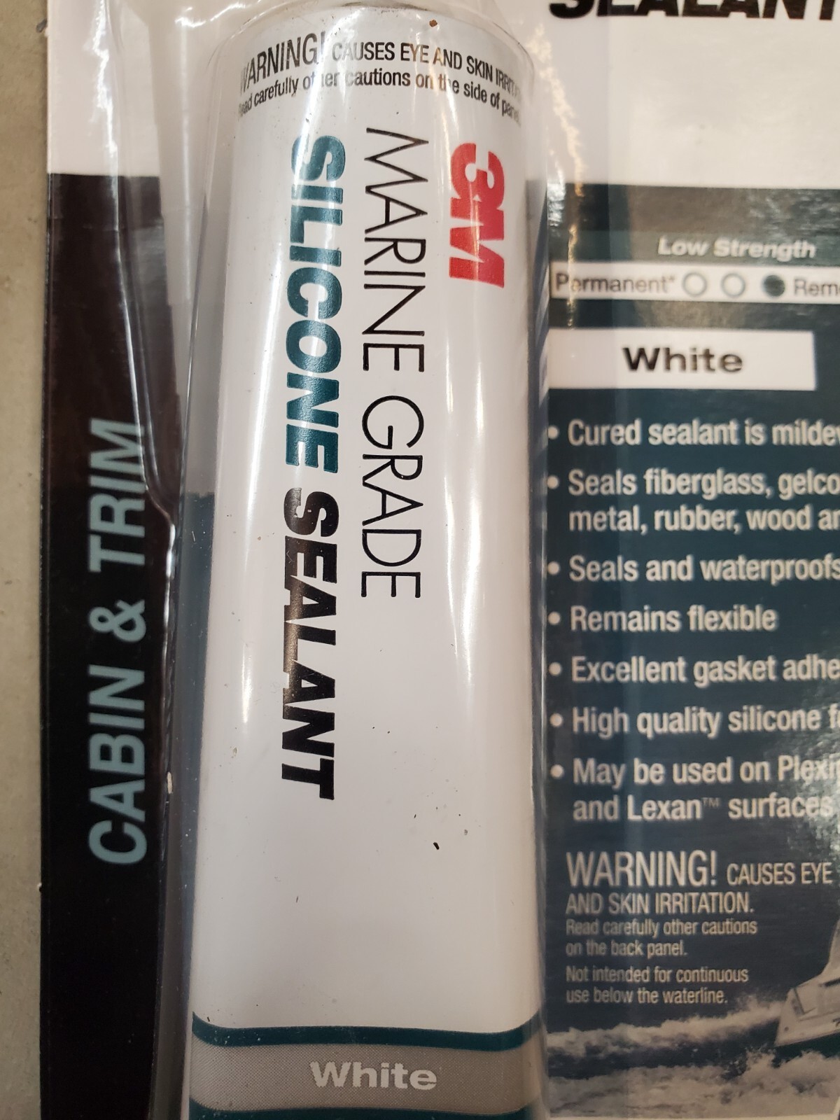 3M Marine Silicone Sealant 08017 For Boats and RVs White eBay
