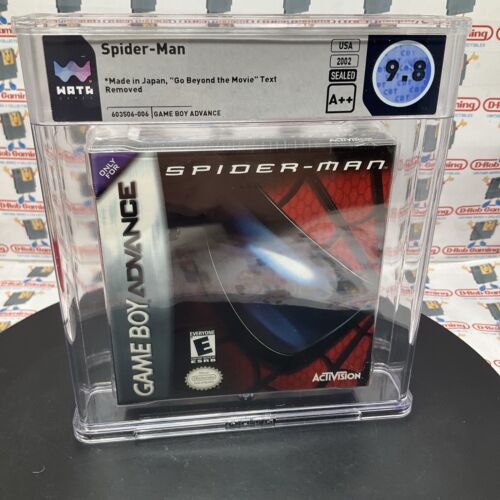 Spider-Man Gameboy Advance GBA nuovo sigillato VGA WATA CGC Gamecube NES SNES N64 - Foto 4 di 18