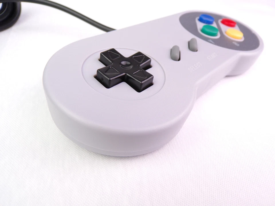 SNES Controller x2 + AV Cable + AC Power Adapter Cord Bundle for Super Nintendo - Image 4 of 4