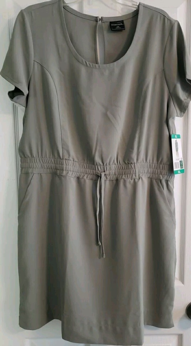 32 Degrees Ladies' Twill Soft Feel Above Knee Lightweight Dress Green XL. New Wi 32 Degrees Ladies' Twill Soft Feel Above Knee Lightweight Dress Green XL. New Wi