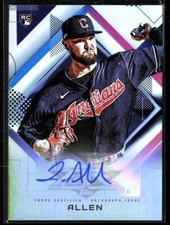 2020 Topps Fire Autograph RC Logan Allen Cleveland Indians
