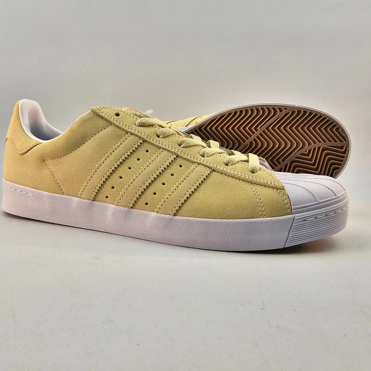 Adidas Superstar Vulc Adv Skateboarding Shoes Mens 11 Easy Yellow