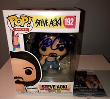 Steve Aoki #192 DJ EDC CAKE Pool Party Signed Autographed Funko Pop JSA E