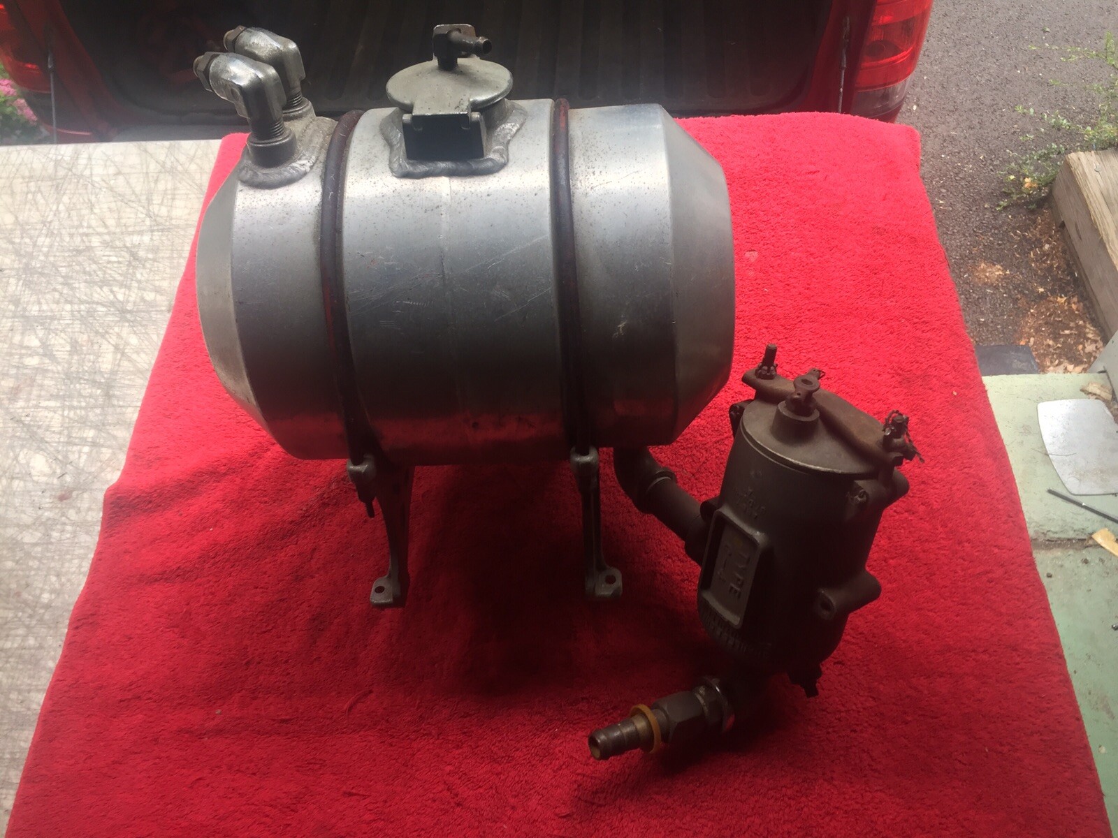 Vintage Eelco Moon Style Aluminum Fuel Tank Hot Rod Gasser 32 Ford 55