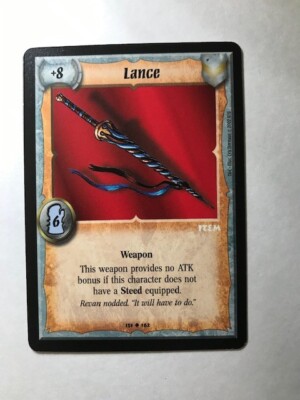 LANCE   Warlord Saga Of The Storm CCG