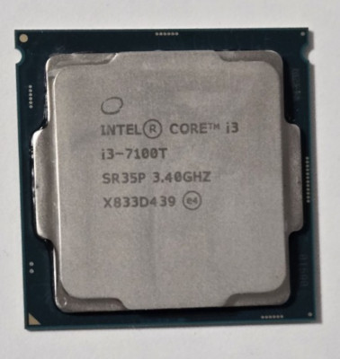 INTEL PROCESSOR CPU CORE i3-7100T 3.4GHZ SR35P - LGA 1151 - PULLED AND WORKING