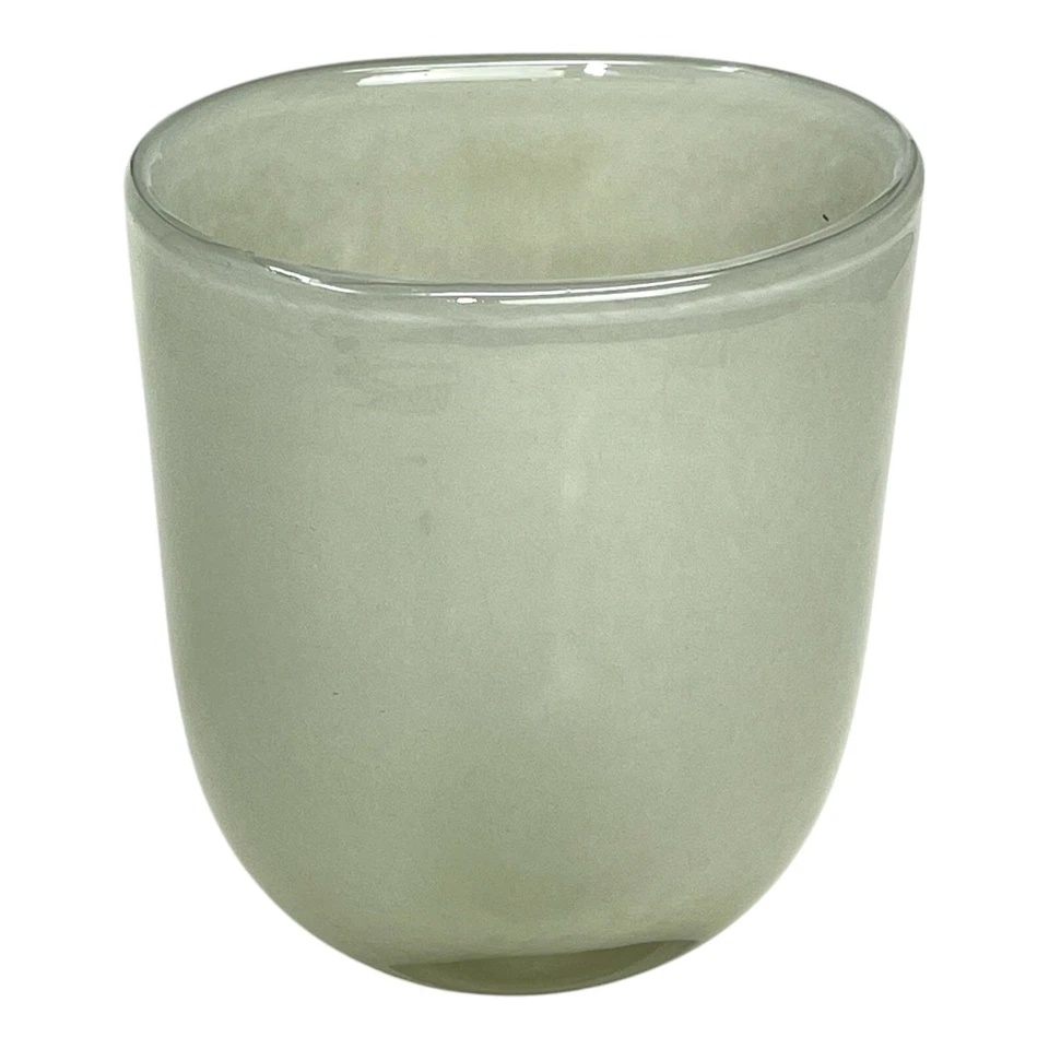 DutZ Collection Topf hellgrau oval Vase Glas modern minimalistisch modern - Bild 3 von 4