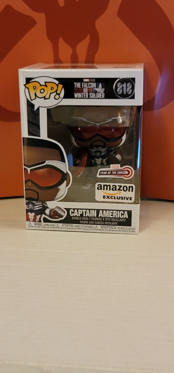 Marvel #0818 Funko POP! Captain America (Amazon) 889698516501|