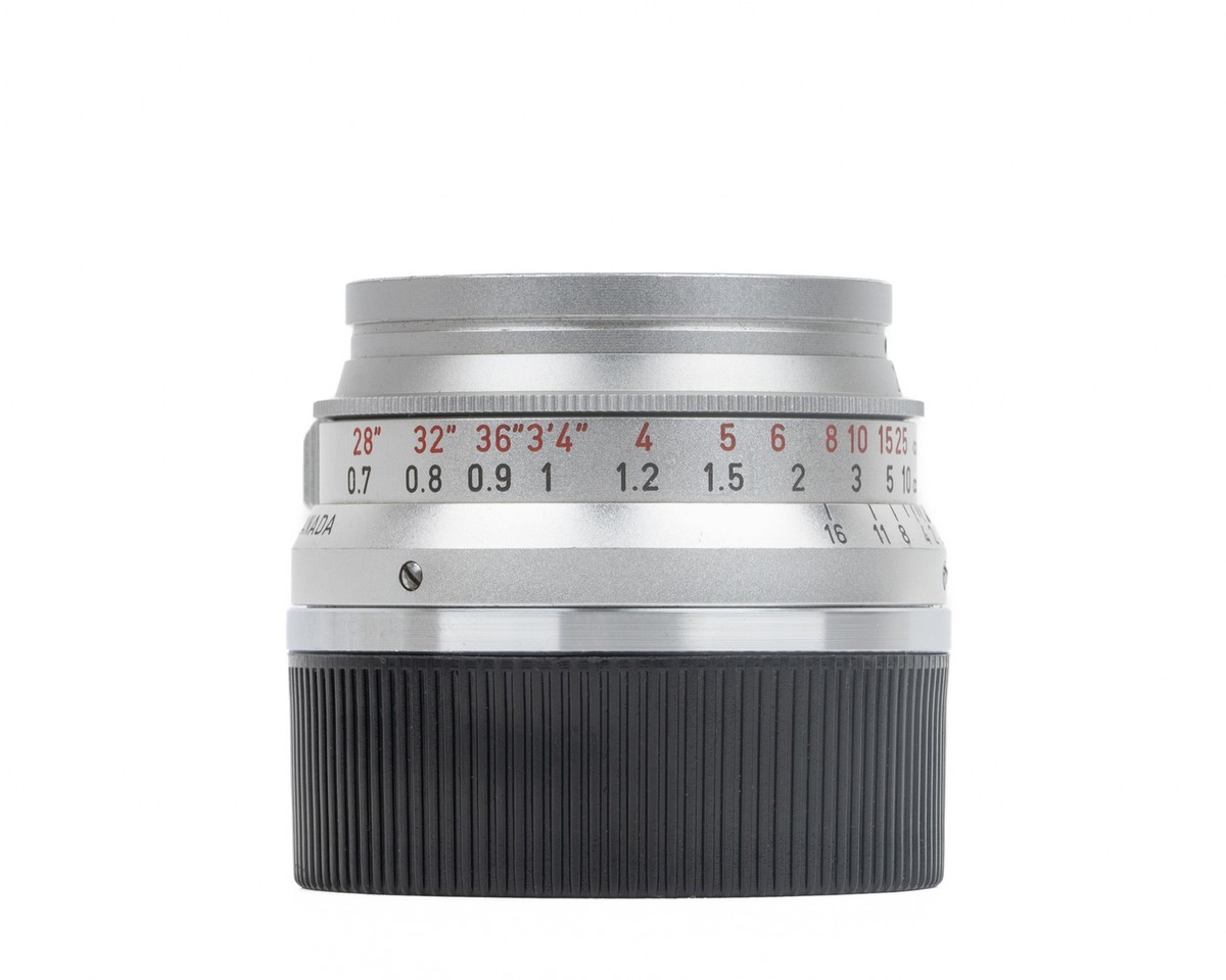 Leica Leitz Canada Summicron 35mm f/2 No.201xxxx 8 Elements Silver
