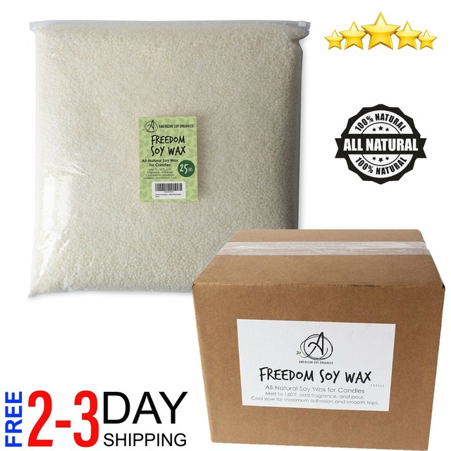 AMERICAN SOY ORGANIC (1045LB) FREEDOM SOY WAX FLAKES FOR CANDLE MAKING