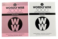 Wordly Wise 3000 Book 3 Fourth Edition Test Booklet & Answer Key .