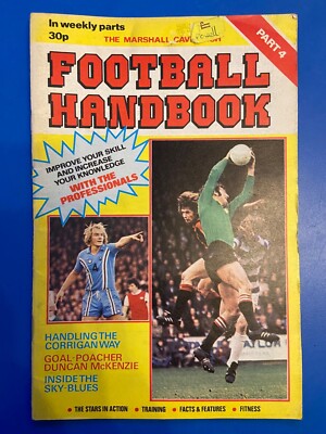 Marshall Cavendish Football Handbook Part 4 Mag 1979 Cover Terry Yorath 226D