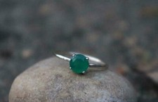 Green Onyx Ring,925 Sterling Silver Ring,Onyx Ring,Gift Ring,Green Onyx Jewelry