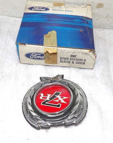 1977 1978 1979 Mercury Cougar XR7 NOS TRUNK DOOR LOCK SLEEVE & COVER ORNAMENT - Picture 4 of 7