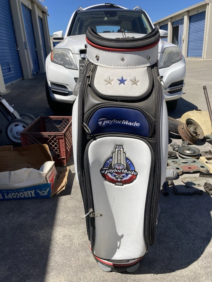 Bolsa de golfe vintage 2011 TaylorMade R11S Staff branca - Imagem 3 de 4