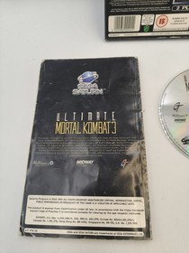 Ultimate Mortal Kombat 3 SEGA Saturn Video Game PAL Complete with Manual Tested