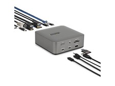 StarTech Thunderbolt 5 Docking Station - DP/HDMI - Triple Monitor Dock up to 4K