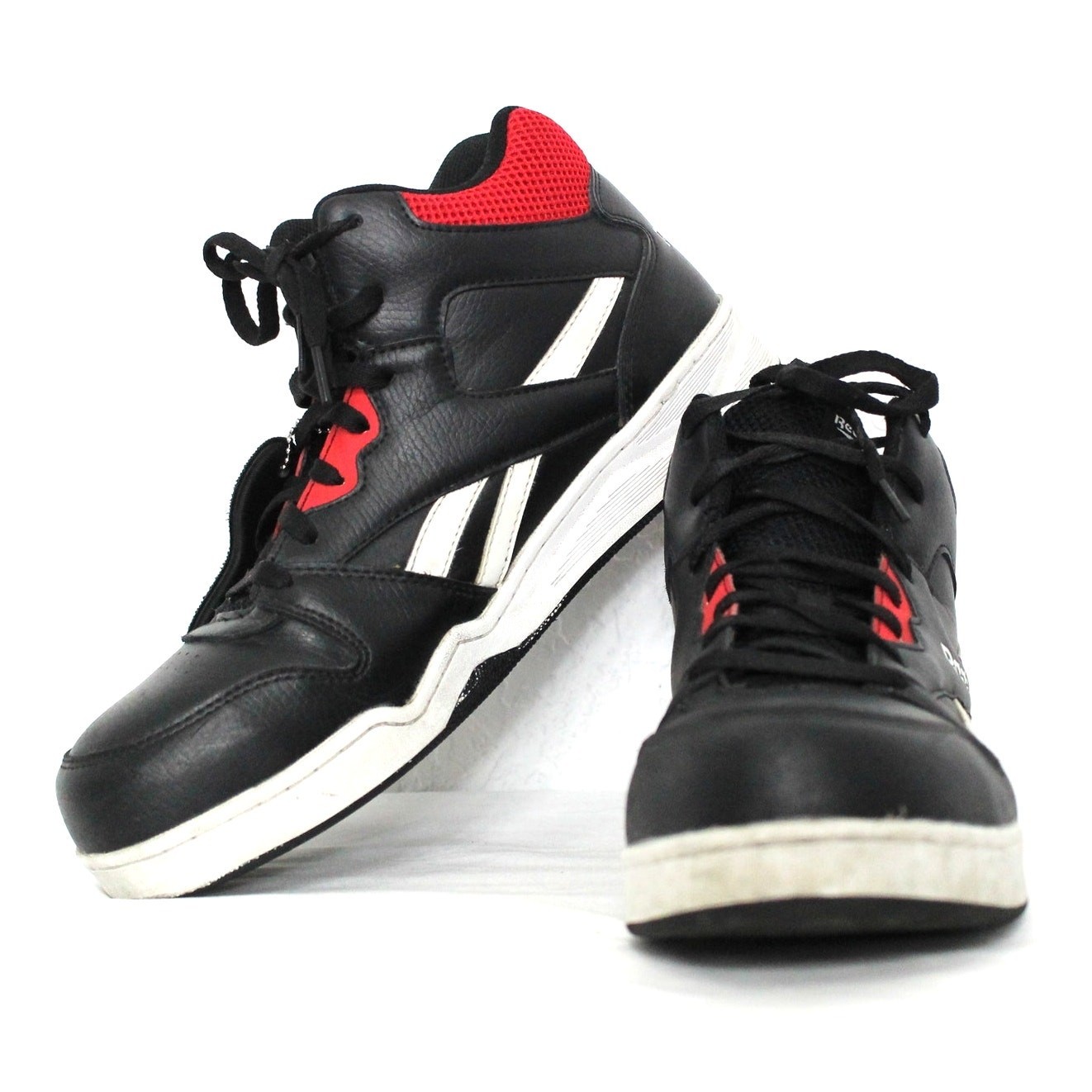 Reebok Men's Black & Red High Top Work Sneaker Size 9… - Gem