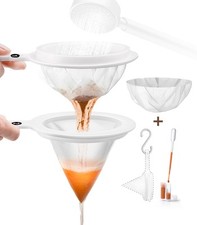 Baby Brine Shrimp net Sieve 80 Mesh 200 Mesh kit for Brine Shrimp Hatchery C