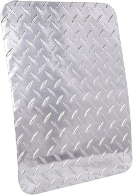 DZ1800Full Size Brite-Tread Mud Flaps Aluminum Classic Styling Single Rear Wheel