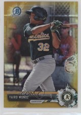 2017 Bowman Chrome Prospects Gold Refractor 44/50 Yairo Munoz #BCP203 i5q