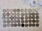 Mercury Silver Dimes Roll Lot of 50 Silver Dimes