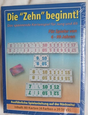 Kartenspiel Die Zehn beginnt  Familienspiel Gesellschaftsspiel   ab 6 Jahren