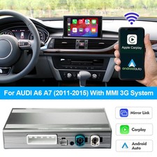 Produktbild - Wireless CarPlay Android Auto Interface Set Für Audi A6 A7 2011-2015 MMI3G+ HN+_