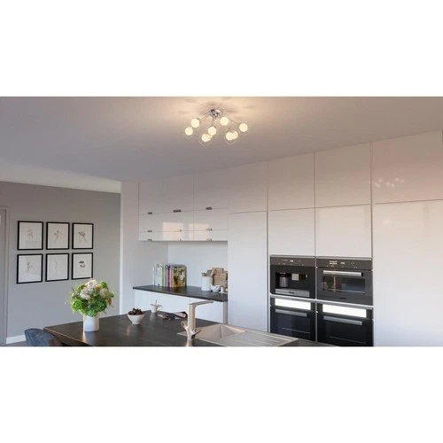 Platinum Collection Spellbound - 9 Light Semi-Flush Mount - 10 Inches high - Picture 3 of 7