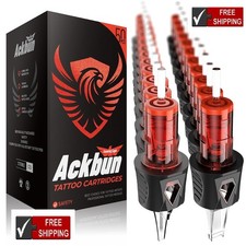 50 Pack Assorted Tattoo Cartridge Needles 12 Mixed Sizes 5RL, 7RL, 9RL, 11RL