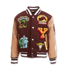 Jordan Craig Boys Empire City Varisty Jacket Ruby 