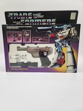 Megatron MIB G1 Transformers TM Box Prerub Diaclone Dark Chrome Unused 1984