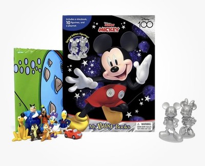 Mickey Mouse My Busy Story Book 100 Plus Playmat And 10 Figurines Disney Junior
