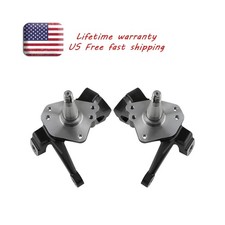 1 Pair 2 Front Drop Spindles For Ford Mustang Ii Pinto 1974-1978