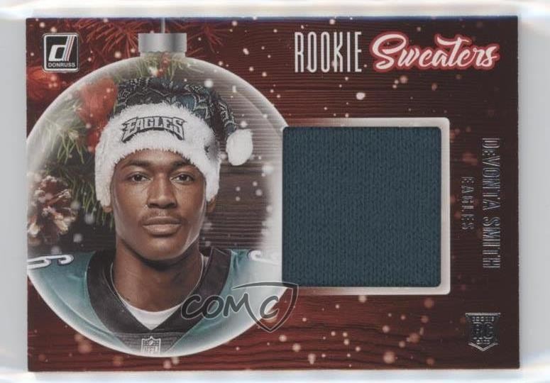 2021 Panini Donruss Rookie Holiday Sweaters DeVonta Smith #RS-DVS RC pm6