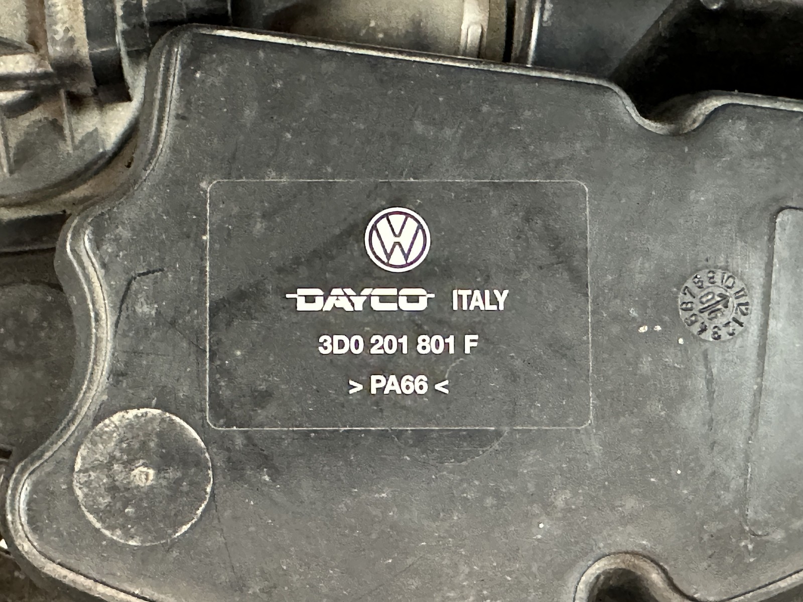 03-17 BENTLEY CONTINENTAL FUEL GAS CHARCOAL EVAPORATOR EVAP CANISTER 3D0201801F