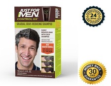 Just For Men Control GX Grey Reducing 2-in-1 Shampoo and Conditioner, 4 Fl Oz