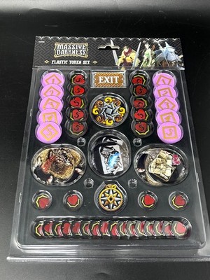 CMON - Massive Darkness - Kickstarter exclusive - Plastic Token Set - New / Neu
