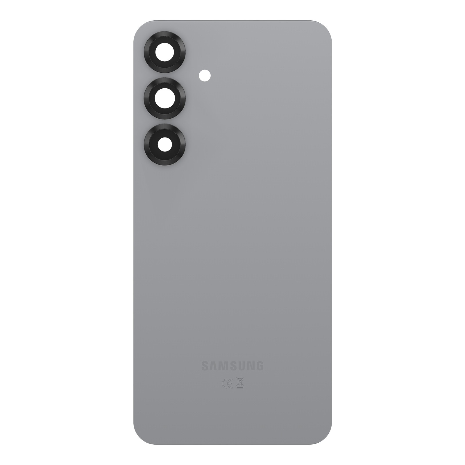 Dos en verre pour Samsung Galaxy S25 Plus couleur argent pour réparer une coque fissurée
