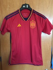 Adidas Spain World Cup Home Jersey 2022 Authentic Replica HL1970 U.S Men Medium