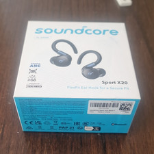 soundcore Sport X20 Bluetooth ANC Ear-Hook In-Ear Earbuds Mic Black only earbuds