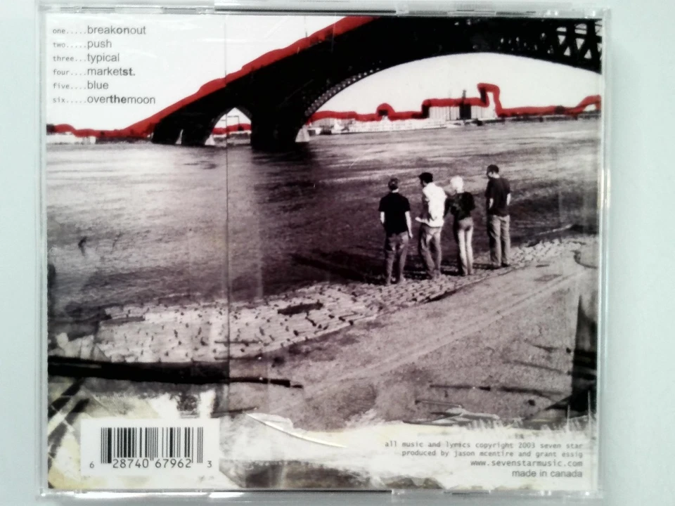 Sevenstar - Superstar Wraparound CD 2003 Indie Rock Made in Canada Signed Foto 2 de 2