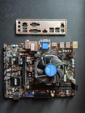 MSI H81M-E34 Intel LGA 1150 Mainboard Board + INTEL CORE i3-4160PC CPU Bundle