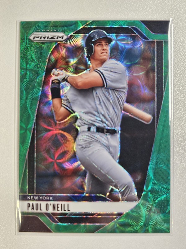 Paul O'Neill Yankees 2025 Green Prizm Scope #/75 💯🔥